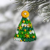 Dekorácie - Vianočný stromček - vianočná dekorácia (hviezdičkový) - 12383110_