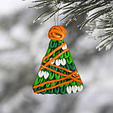 Vianočný stromček - vianočná dekorácia (motaný)