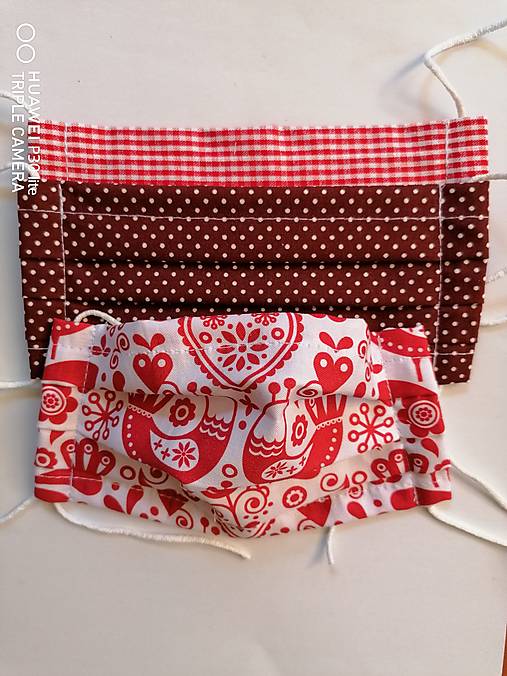 Rúška - Rúška 1 a 2 vrstvové sada 3ks - 12392150_