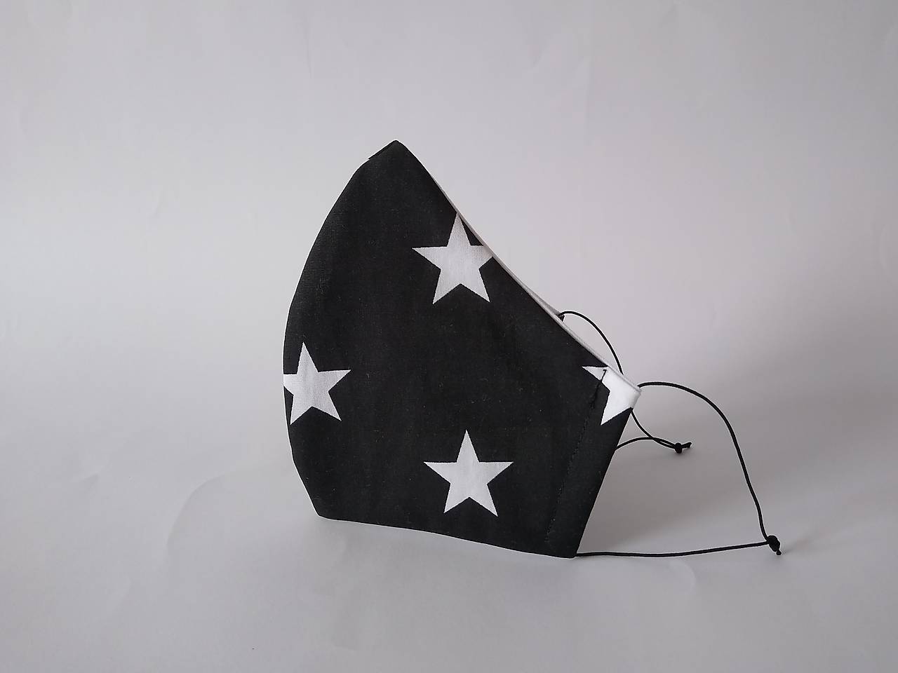 Dizajnové rúško veľké hviezdy tvarované dvojvrstvové