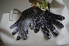 Rukavice - Rukavice - Snežný leopard - 12408472_