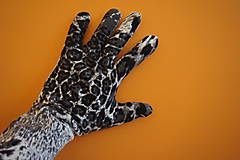 Rukavice - Rukavice - Snežný leopard - 12408501_