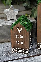 Dekorácie - Alpské vianočné domčeky - 12405384_