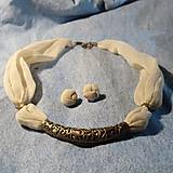 Sady šperkov - Náhrdelník maslový - 12411316_