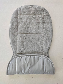 Úžitkový textil - RUNO SHOP Hrejivý sedák do auta 100 % MERINO TOP FINE proti prechladnutiu a prehriatiu Grey and Grey 1 - 12422164_