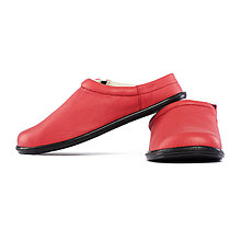 Ponožky, pančuchy, obuv - Našuchovacie barefoot topánky - rosso fueco - 12420017_