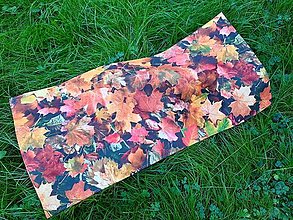 Úžitkový textil - Kolekcia jesenné lístie  (Obrus) - 12426824_