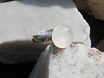 Prstene - rosa ring in silver-ruženín-prsteň - 12429283_