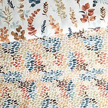 Textil - akvarelové machuľky II, 100 % predzrážaná bavlna Španielsko, šírka 150 cm - 12428074_