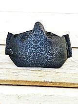 Rúška - Exkluzívne rúško s tvarovateľným plieškom Ferdinand (Čierna) - 12430145_