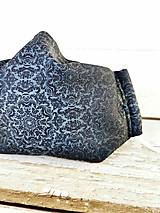Rúška - Exkluzívne rúško s tvarovateľným plieškom Ferdinand (Čierna) - 12430146_