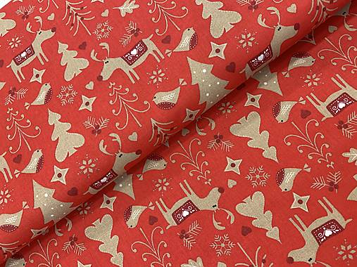 Vianočné bavlnené látky ❤️