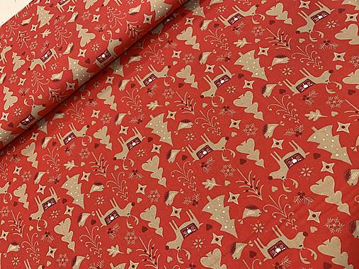 Vianočné bavlnené látky ❤️