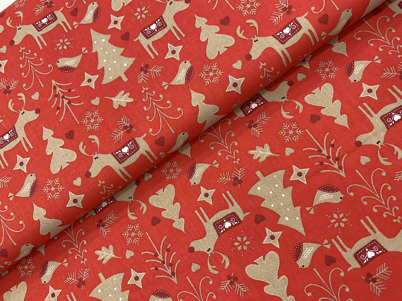 Vianočné bavlnené látky ❤️