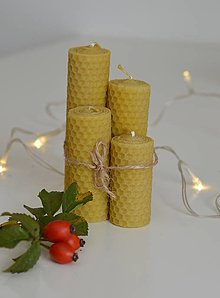 Sviečky - Adventné sviečky 6,8,10,12 cm - 12427543_