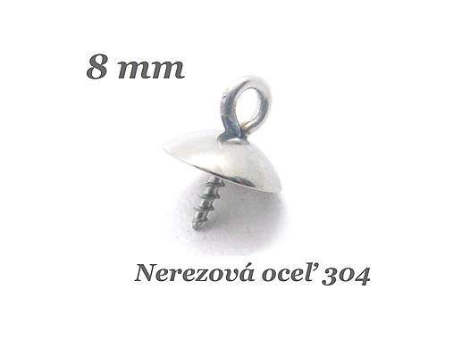 Komponenty - Zavŕtavacia závesná šlupňa 8mm  /M6029/ - nerezová oceľ 304 - 12433652_