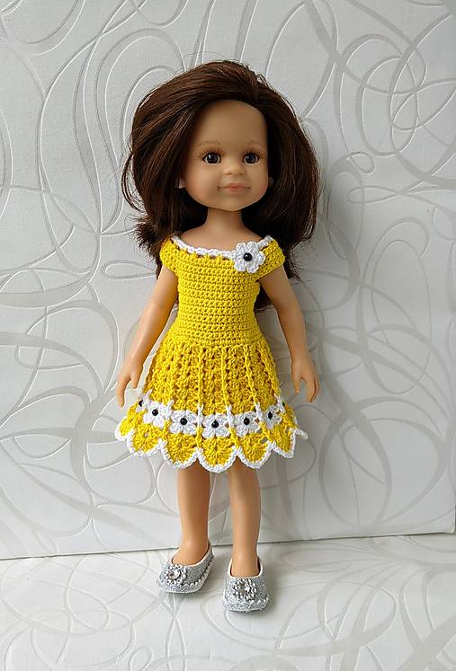 - Šaty pre bábiku Paola Reina 32cm - 12432568_