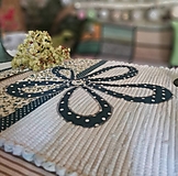Úžitkový textil - kvety patria na stôl - 12435247_
