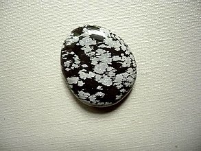 Minerály - Pl. - obsidián vločkový 24 mm, č.256 - 12432657_