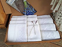 Úžitkový textil - Darčeková sada Luxury Linen White - 12435531_