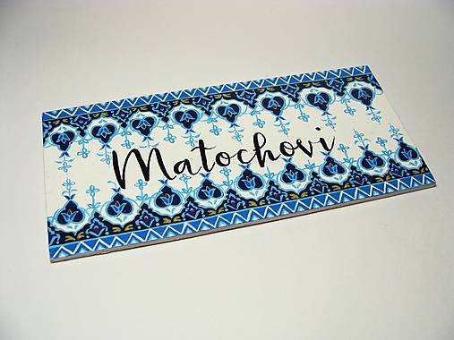 Tabuľky - Ceduľka na dvere (arabský motiv) - 12438090_