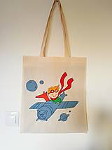 Nákupné tašky - •ručne maľovaná plátená taška - malý princ• (D) - 12436692_