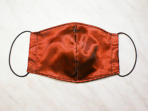 Rúška - Saténova rúška s organzou, spoločenské rúško, ochranná rúška, svadobné rúška 3 vrstvové rúška - 12443883_