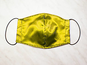 Rúška - Saténova rúška s organzou, spoločenské rúško, ochranná rúška, svadobné rúška 3 vrstvové rúška - 12443885_