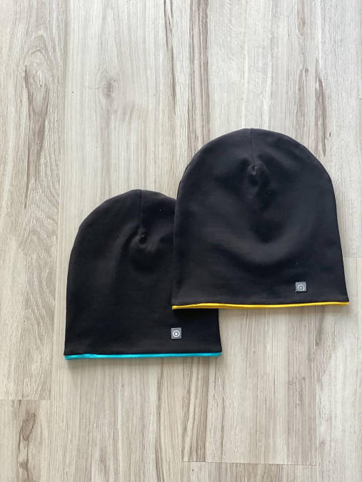 Čiapky, čelenky, klobúky - Obojstranná čiapka - 12441249_