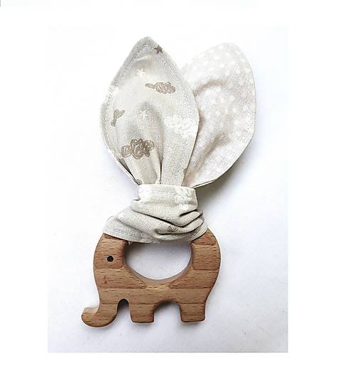 Hračky - Hryzátko sloník - 12441713_