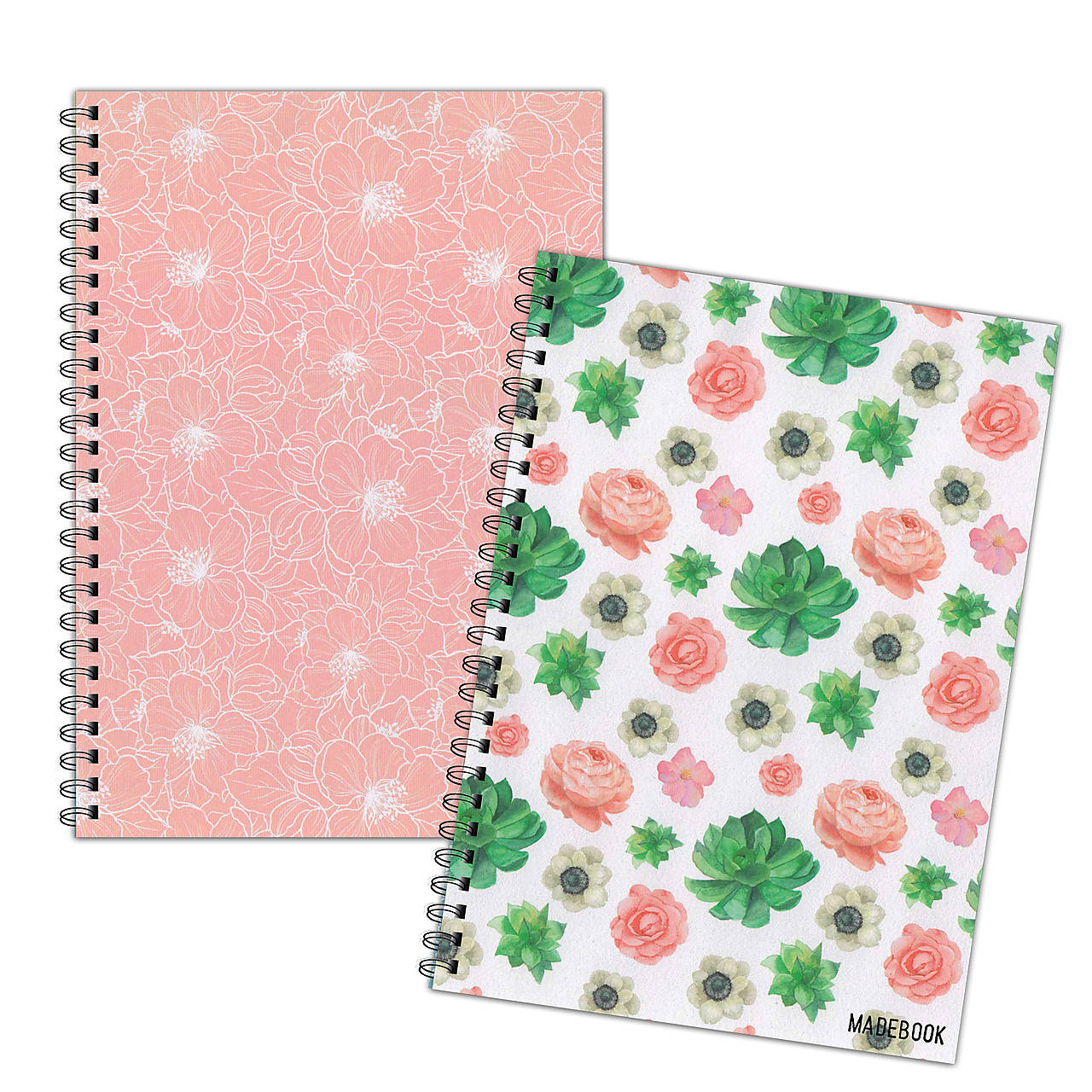 MADEBOOK 2 x špirálový zošit A5 - ROMATIKA tretia