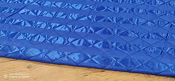 Textil - Prešívaná vetrovkova látka - modrá - cena za 10 centimetrov - 12446005_