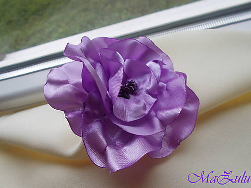 Brošne - levanduľová spona&brošňa - 12447794_