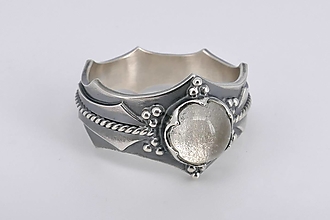 Prstene - Krištáľový prsteň - 12445880_