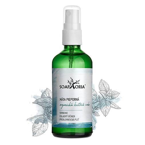 Suroviny - Mäta pieporná - organická kvetová voda 100ml - 12449273_