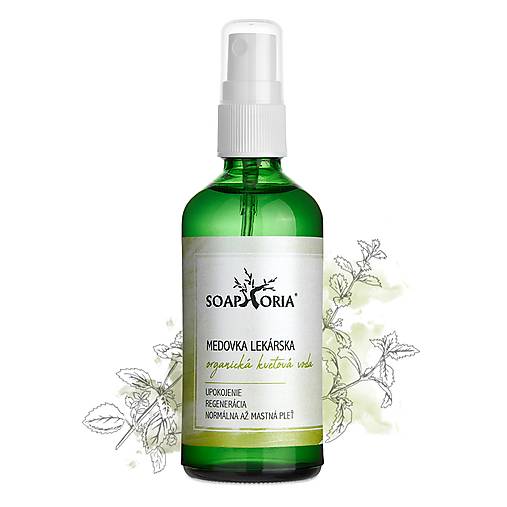 Suroviny - Medovka lekárska - organická kvetová voda 100ml - 12449280_