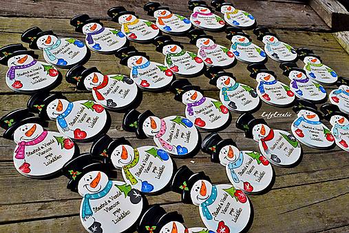 Magnetky - snehuliak magnet - 12450013_