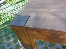 Nábytok - Drevený stôl - masív čerešňa, s rezbou - 12450088_