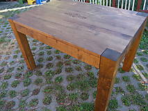 Nábytok - Drevený stôl - masív čerešňa, s rezbou - 12450096_