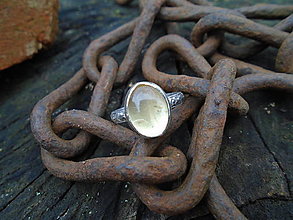 Prstene - Strieborny prsteň Ag 925 Citrín - 12450777_