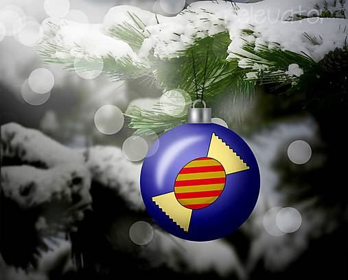 Vianočná guľa (grafický obrázok) (salónka)