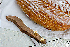 Príbory, varešky, pomôcky - Drevko - nožík na narezávanie chleba / orech - 12458981_