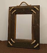 Zrkadlo zo starého dreva