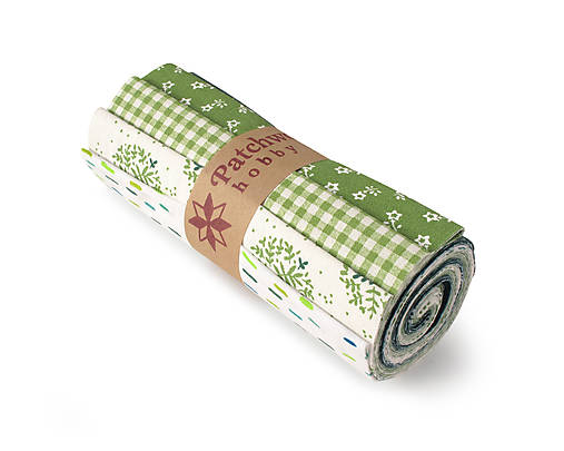 Textil - Bavlnené látky - rolka Green Joy - 12454914_