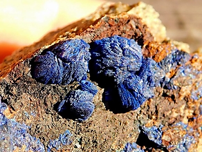 Minerály - Azurit Malachit Špania Dolina  (2.- 5 x 3 x 4 cm) - 12463313_