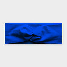 Ozdoby do vlasov - DIZAJNOVÁ ČELENKA jednofarebná (Parížska modrá) - 12464001_