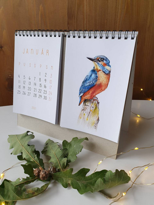 Kalendár 2021 Vtáky (A5 tlačená forma)