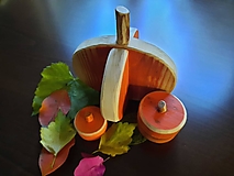 Dekorácie - Jesenné dekoratívne tekvičky - 12461568_