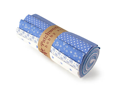 Textil - Bavlnené látky - rolka Light Blue - 12460124_
