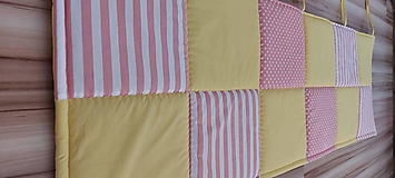 Úžitkový textil - Zástena za posteľ ... patchwork - 12466657_